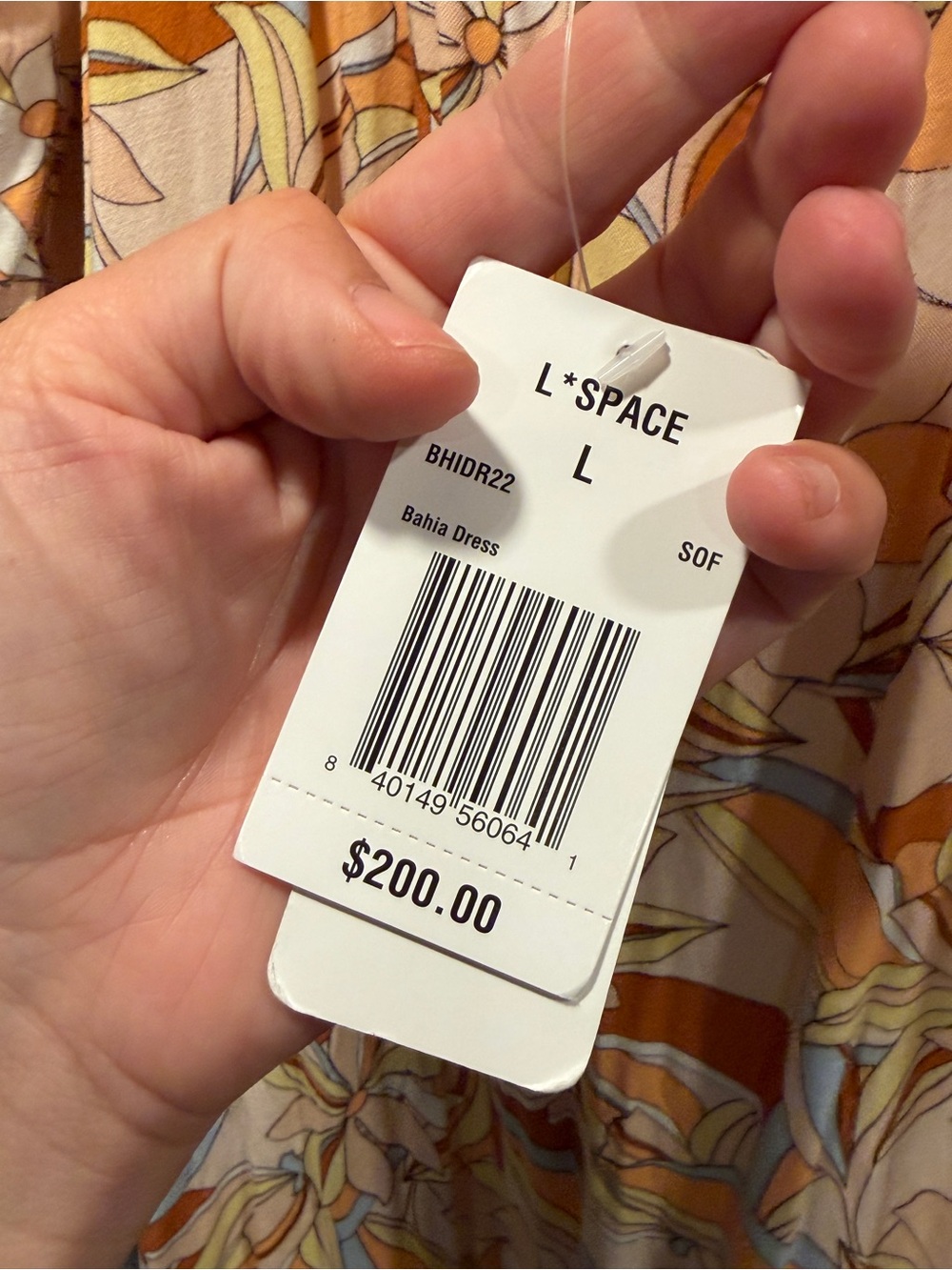 LSpace woman’s dress NWT size large - Picture 3 of 5